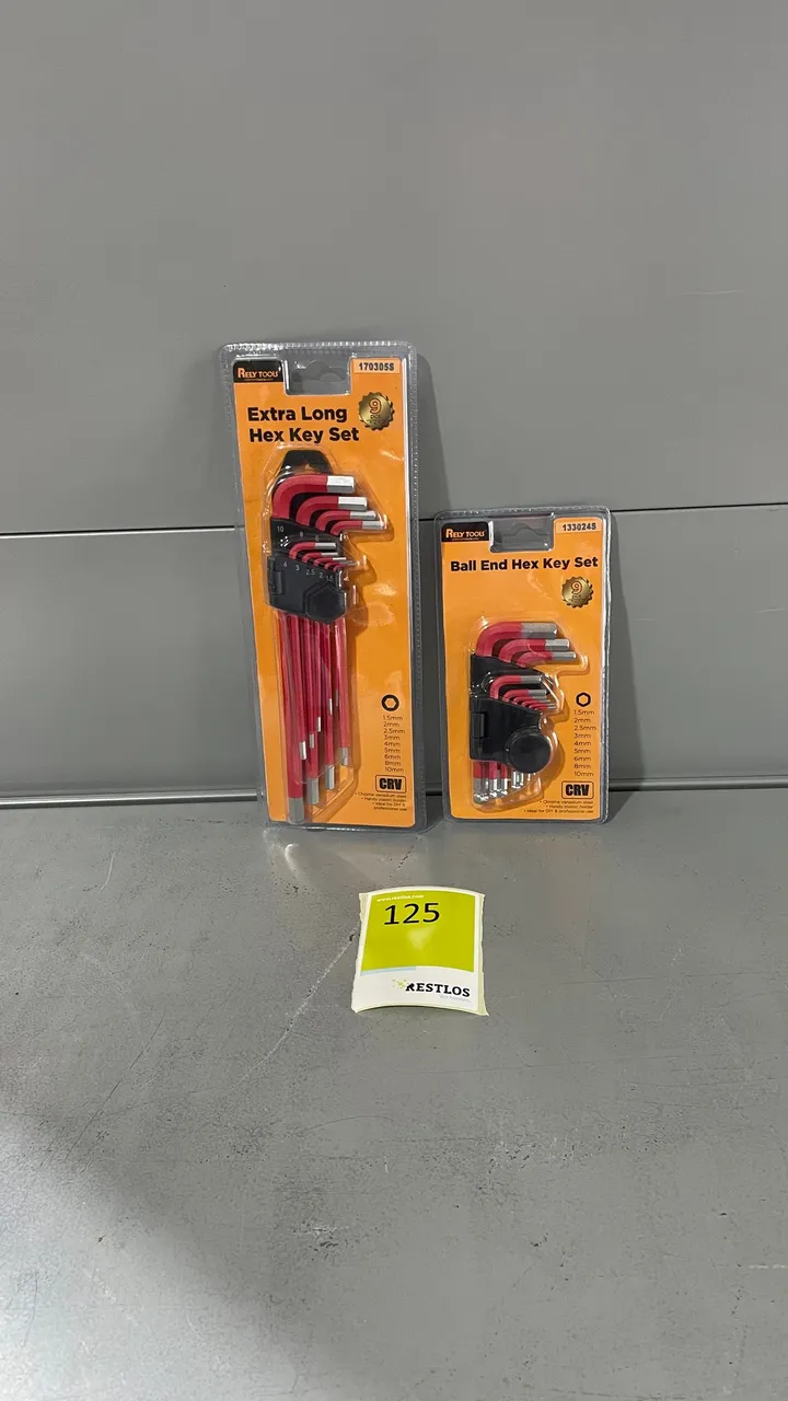 2x Innensechskantschlüssel-Satz / Inbusschlüssel-Set